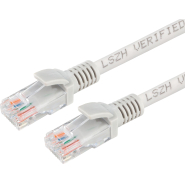 Патч-корд LSZH UTP Cablexpert кат.5e, 0.5м, литой, многожильный (серый)