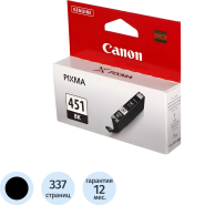 Картридж струйный Canon CLI-451BK (6523B001) чер. для MG5440/6340 iP7240 Картридж струйный Canon CLI-451BK (6523B001) чер. для MG5440/6340 iP7240