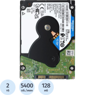 Жесткий диск Western Digital Blue 2TB, SATA, 5400rpm, 128MB(WD20SPZX) Жесткий диск Western Digital Blue 2TB, SATA, 5400rpm, 128MB(WD20SPZX)