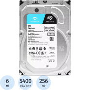 Жесткий диск Seagate SkyHawk 6TB, SATA, 5400rpm, 256MB(ST6000VX009) Жесткий диск Seagate SkyHawk 6TB, SATA, 5400rpm, 256MB(ST6000VX009)
