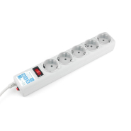 Сетевой фильтр Power Cube B 1.9 м 5 розеток (серый) 10А/2,2кВт(SPG-B-6)