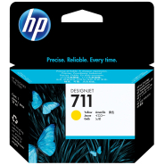Картридж струйный HP 711 CZ132A жел. для DgnJ T120/520 Картридж струйный HP 711 CZ132A жел. для DgnJ T120/520