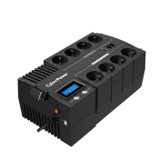 ИБП CyberPower BR700ELCD, Line-Interactive, 700VA/420W, 8 Schuko ИБП CyberPower BR700ELCD, Line-Interactive, 700VA/420W, 8 Schuko
